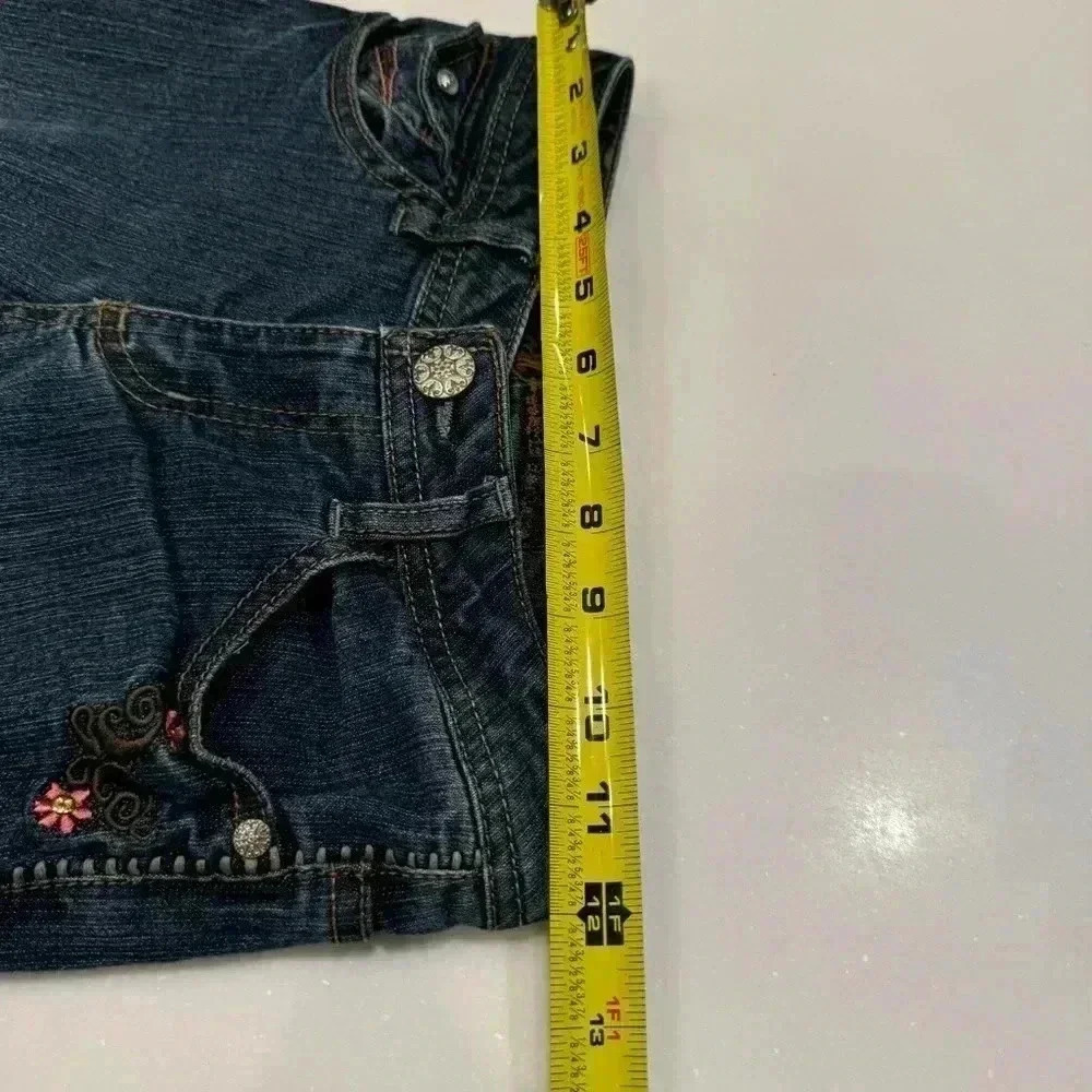 So wear it declare it girls flare leg jeans with flap back pockets size 7 - Picture 6 of 11